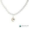 TCC™ Natural White Glacier Hakik With Shiva Eye Pendant